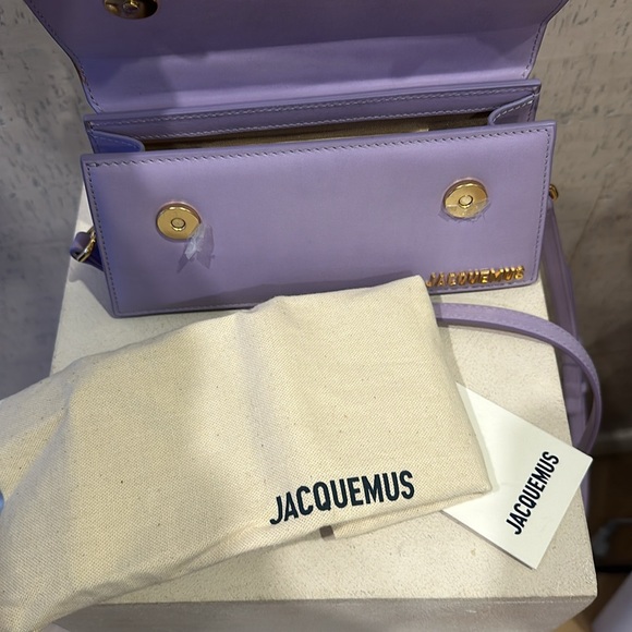 JACQUEMUS Lavender Long Chiquita Leather Bag NEW condition - Picture 4 of 8